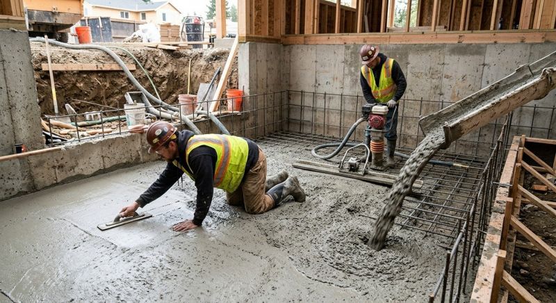 Basement Concrete Installation in Greenville, SC