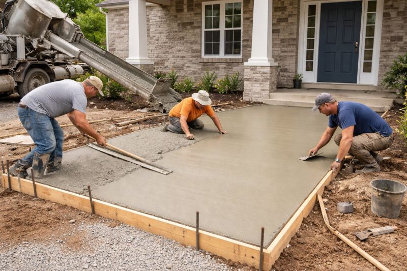 Porch Concrete Pouring in Fort Collins, CO