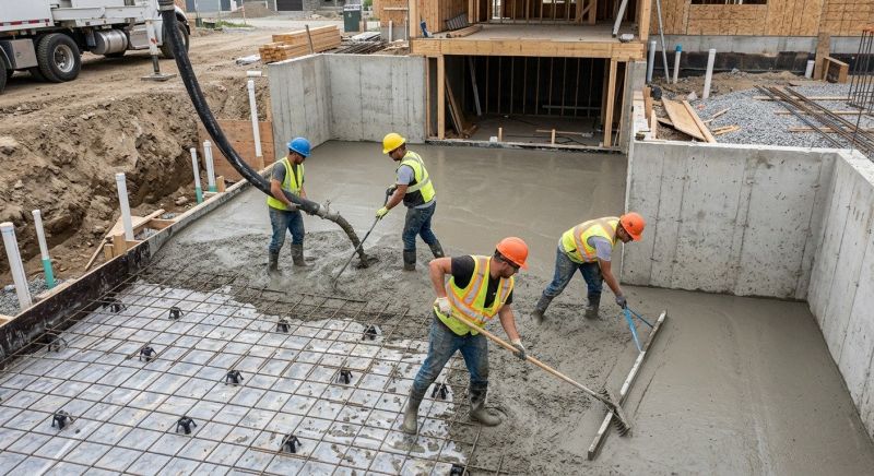 Basement Concrete Pouring in Fort Worth, TX