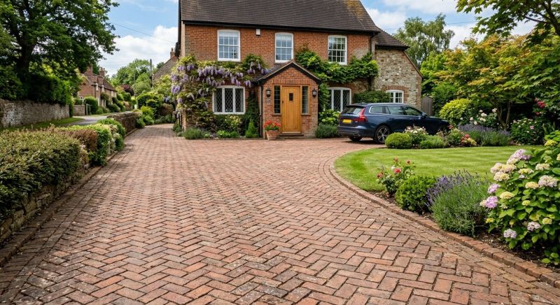Brick Driveway Paving in Manchester, NH