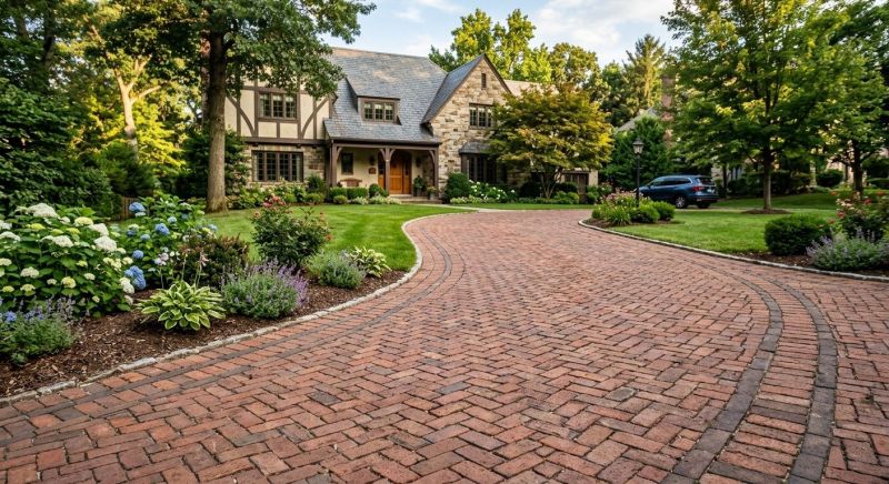 Brick Driveway Paving in Manchester, NH