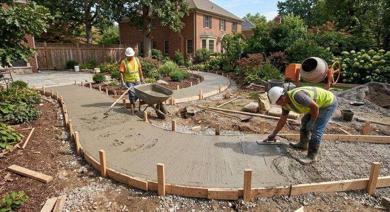 Cement Walkway Installation in Fort Collins, CO