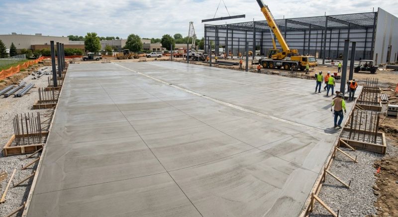 Commercial Slab Construction in Franklin, TN