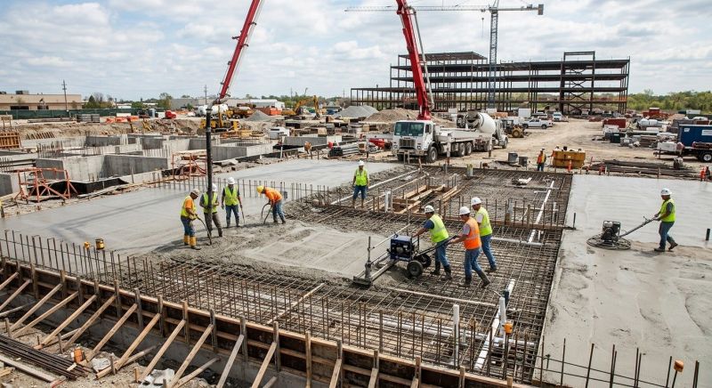 Commercial Slab Installation in Littleton, CO