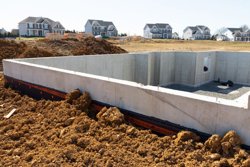 Concrete Foundation Installation in Fredericksburg, VA