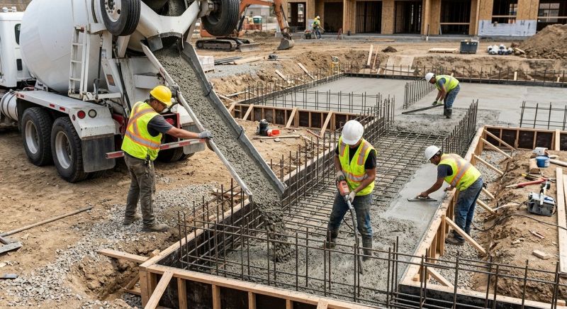 Concrete Foundation Pouring in Greenville, SC