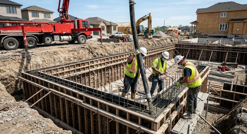 Concrete Foundation Pouring in Greenville, SC
