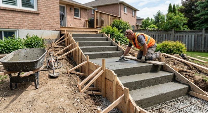 Concrete Stairs Installation in Fort Collins, CO