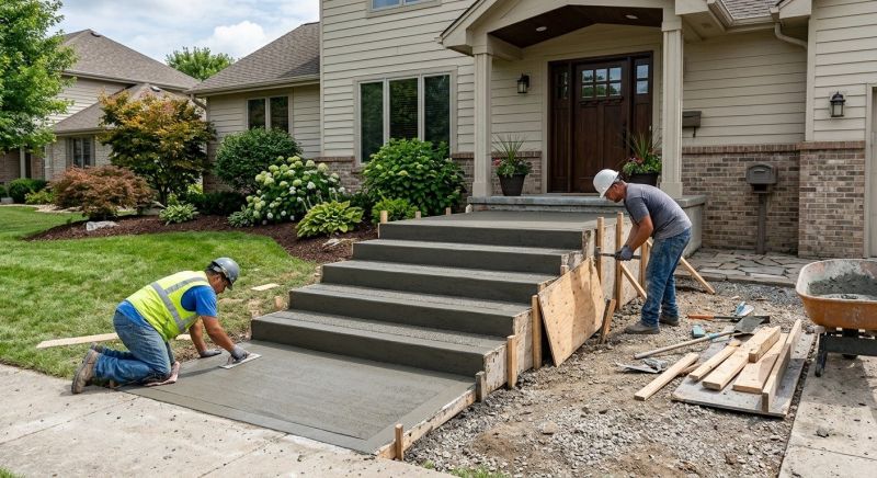 Concrete Stairs Installation in Fort Collins, CO
