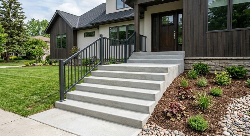 Concrete Stairway Installation in Denver, CO