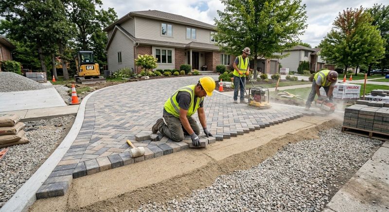Driveway Pavers Installation in Denver County, CO