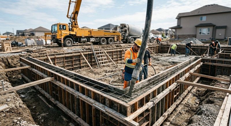 Foundation Wall Pouring in Columbus, OH