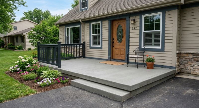 Porch Slab Installation in Fort Collins, CO