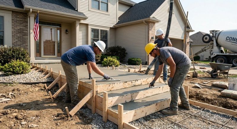 Porch Slab Installation in Fort Collins, CO
