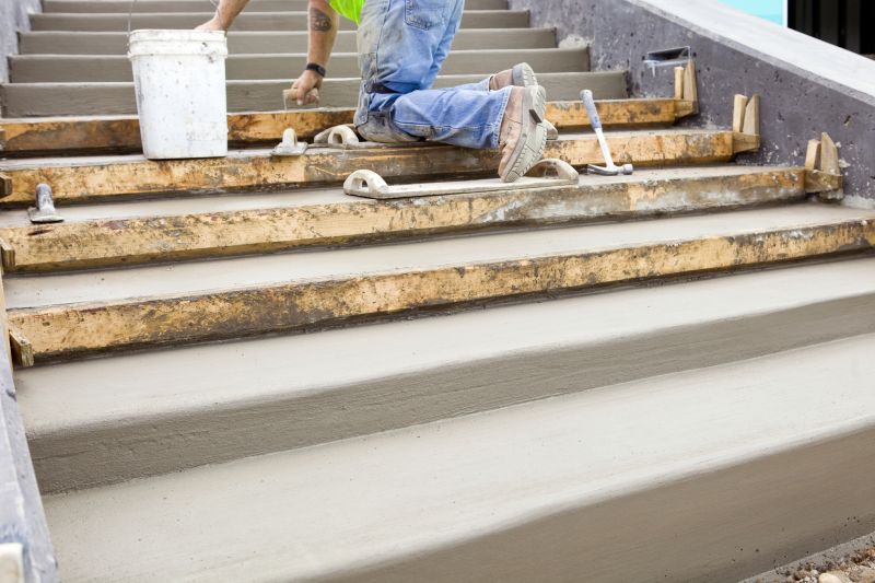 Poured Steps Installation in Sacramento, CA