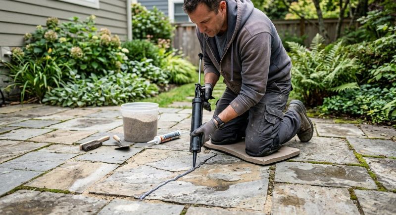 Sandstone Pavers Installation in Boston, MA